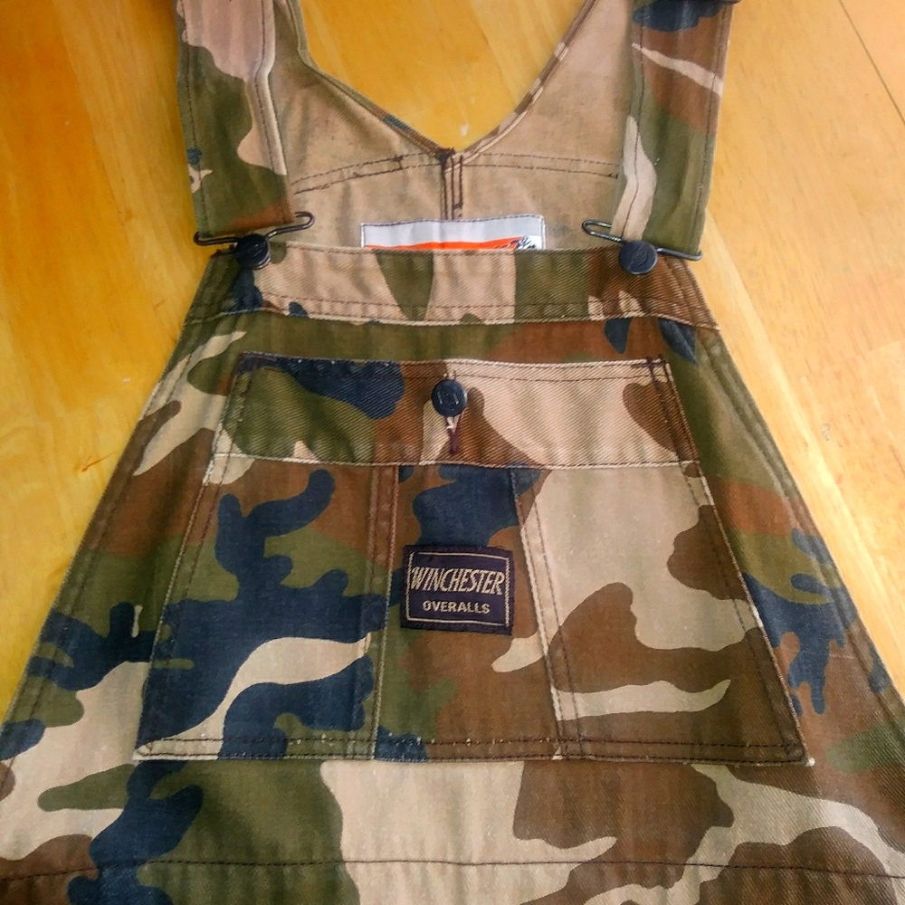 Winchester camo hunting overalls size 38
